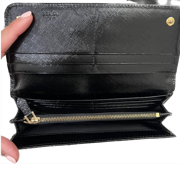 Prada Saffiano Leather Wallet | black - Picture 5 of 14